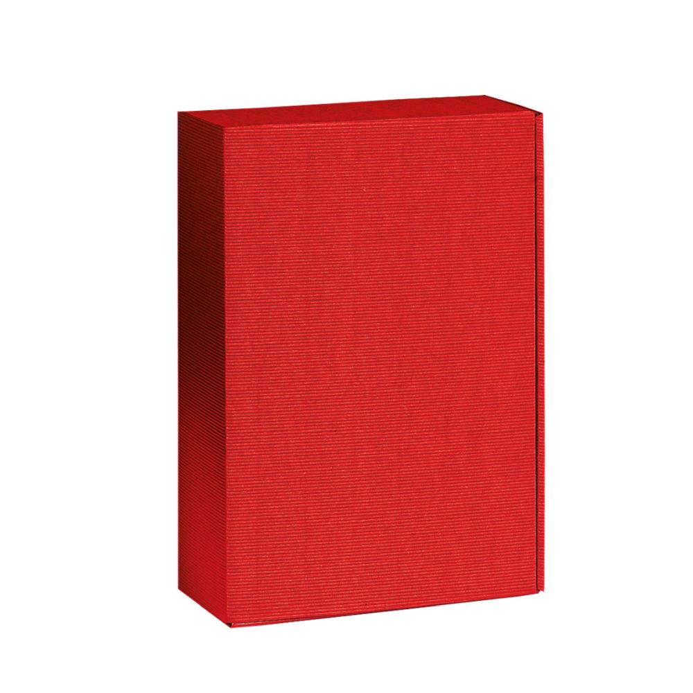 Geschenkbox offene Welle 360 x 260 x 93 mm, rot