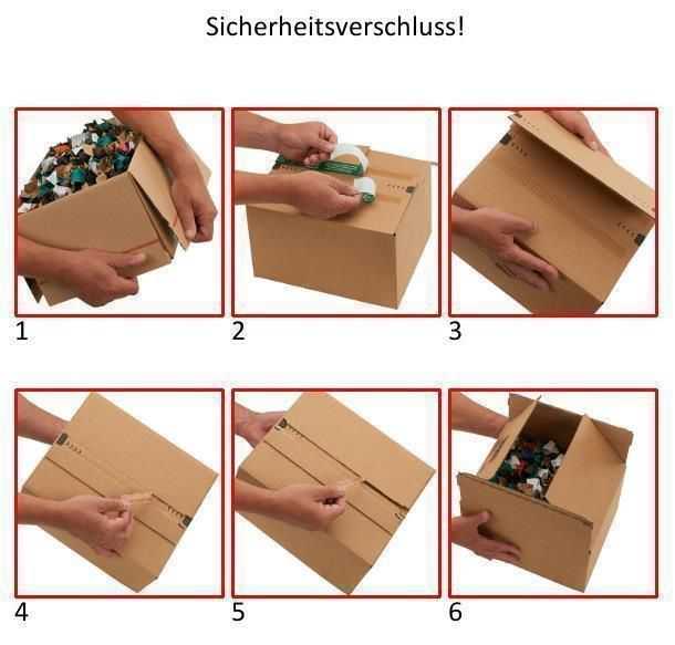 Versandkarton "Premium SuperFlap" mit Steckboden, 1-wellig 284 x 284 x 284 mm