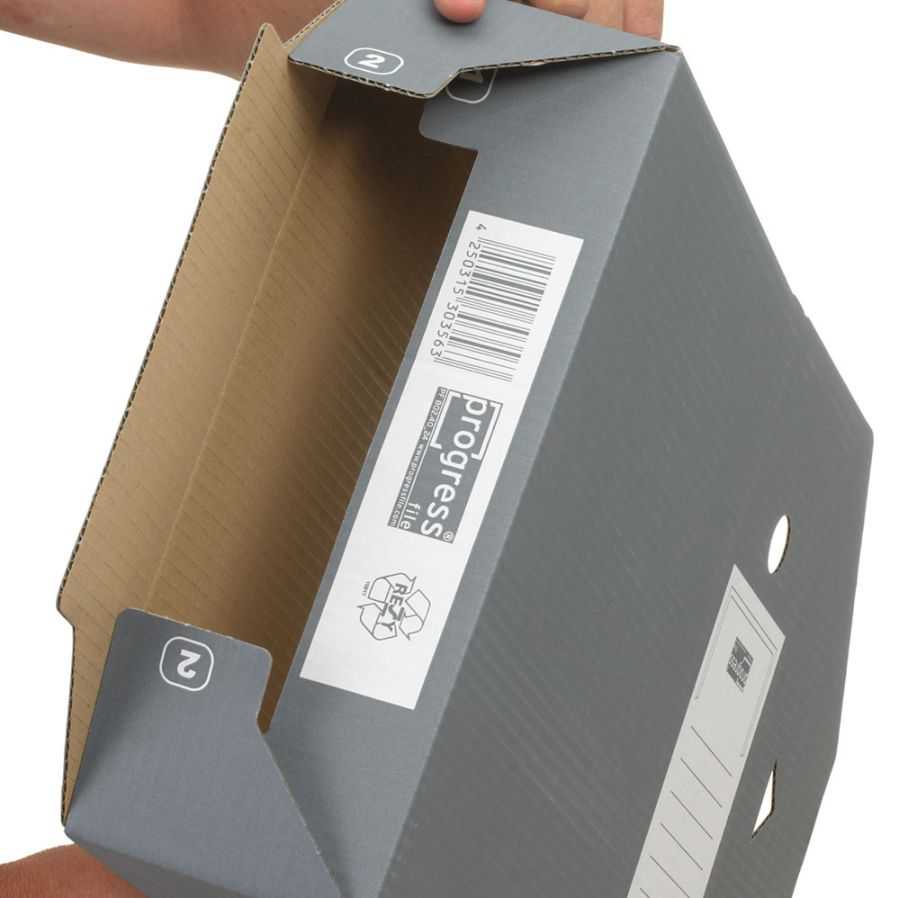 Archivboxen "Select 120" grau 328 x 115 x 239 mm (DIN A4)