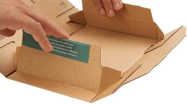 Paketbox "Premium Secure Maxi", braun, 215 x 155 x 43 mm (DIN A5+)