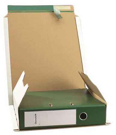 Ordnerversandverpackung "Premium" SK 320 x 290 x 0-80 mm, weiß (DIN A4)