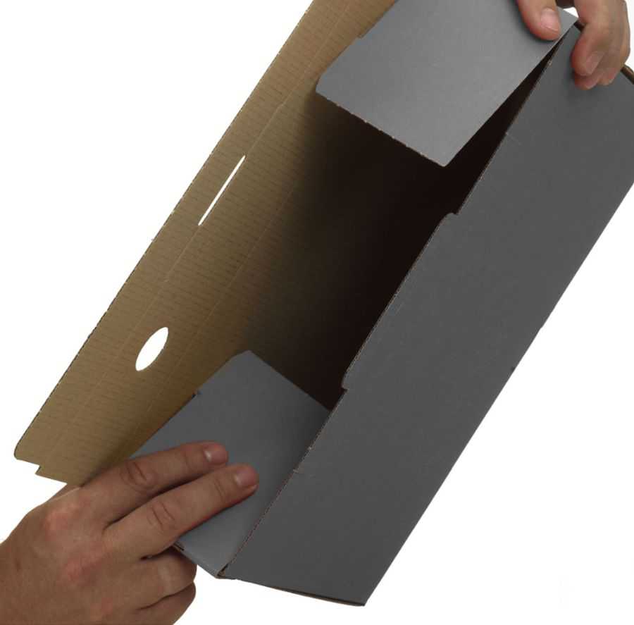 Archivboxen "Select 80/100" grau 315 x 260 x 76 mm (DIN A4+)