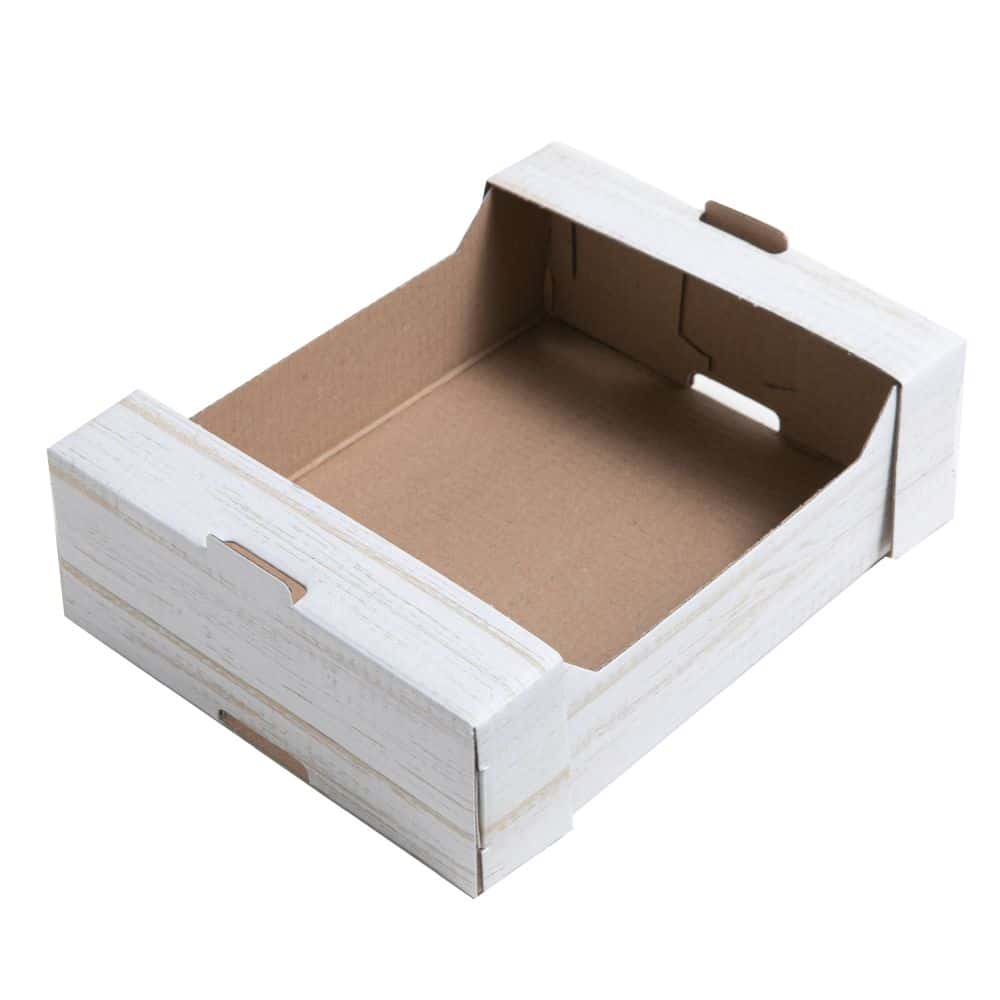 Präsentkorb Obstkiste 145 x 190 x 60 mm Shabby