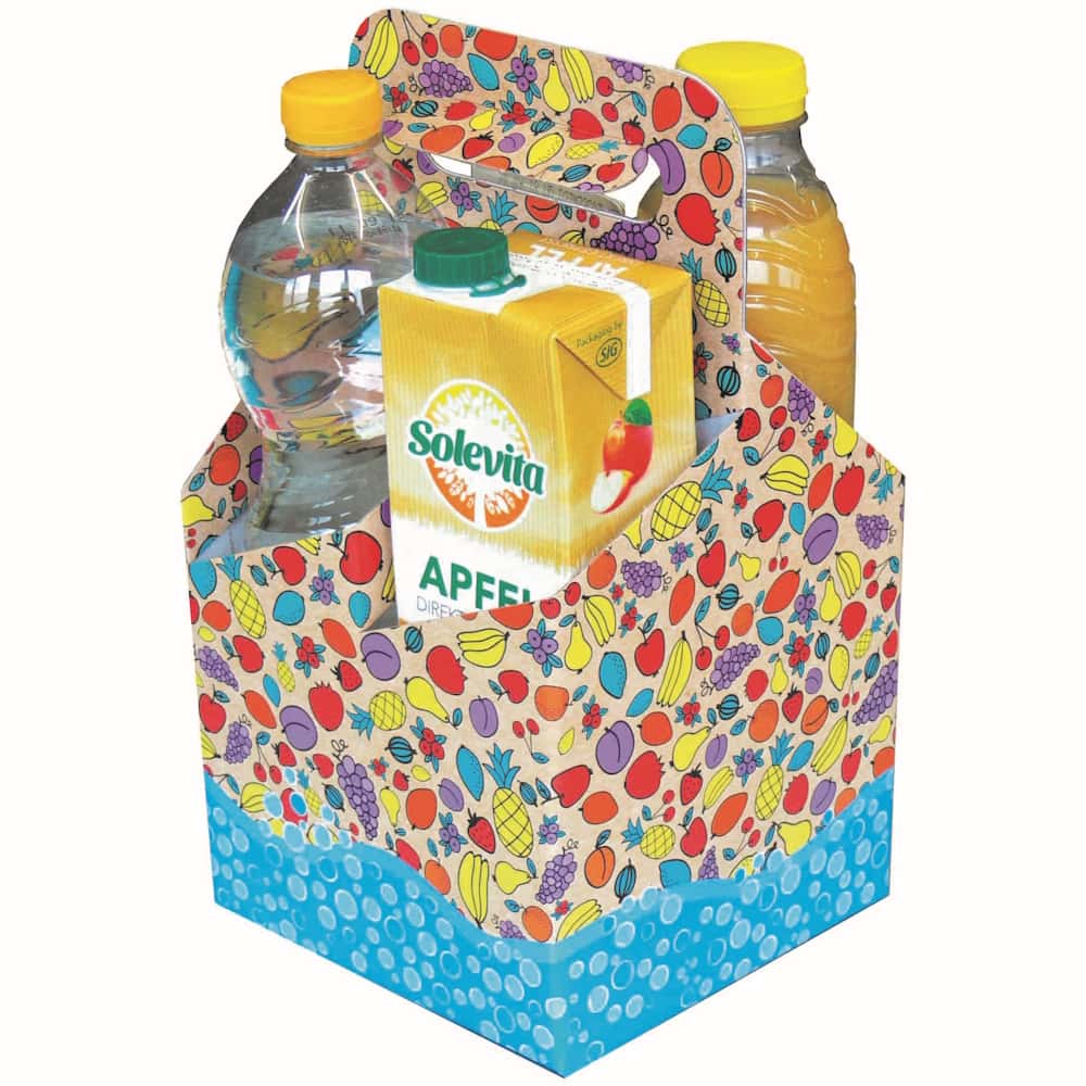 Flaschenträger 4er 0,75/1,0 l Frischer Vierer