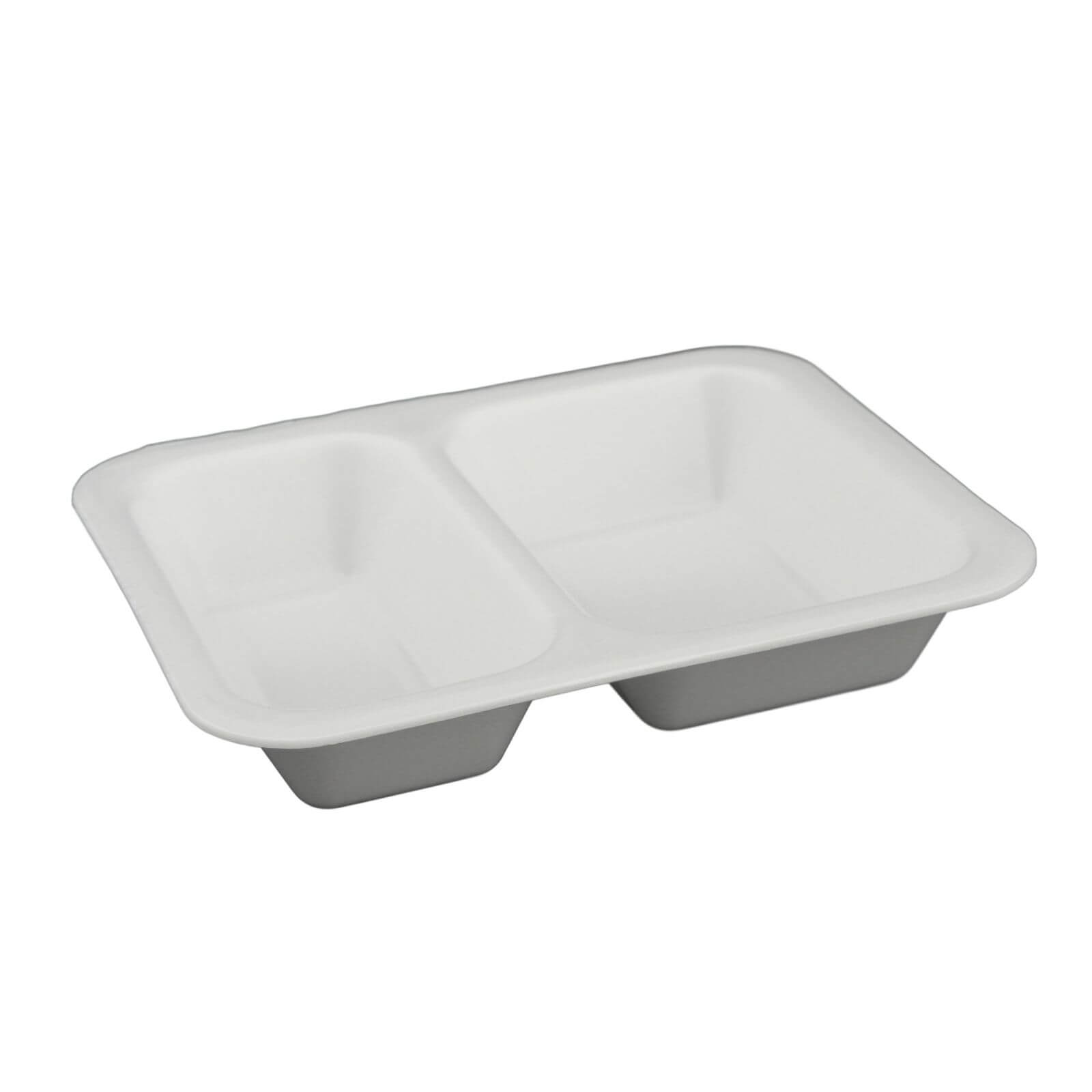 Thermo-Siegelschale XPS weiß, 234 x 184 x 40 mm 2-geteilt (750 ml) #622