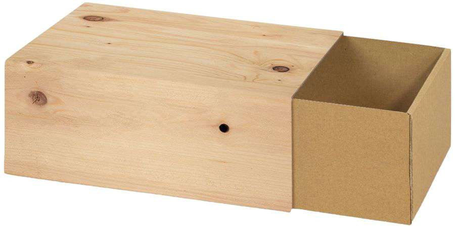 Geschenkbox Schuber "Holzoptik" 180 x 130 x 70 mm Geschenkbox Schuber "Holzoptik" 180 x 130 x 70 mm