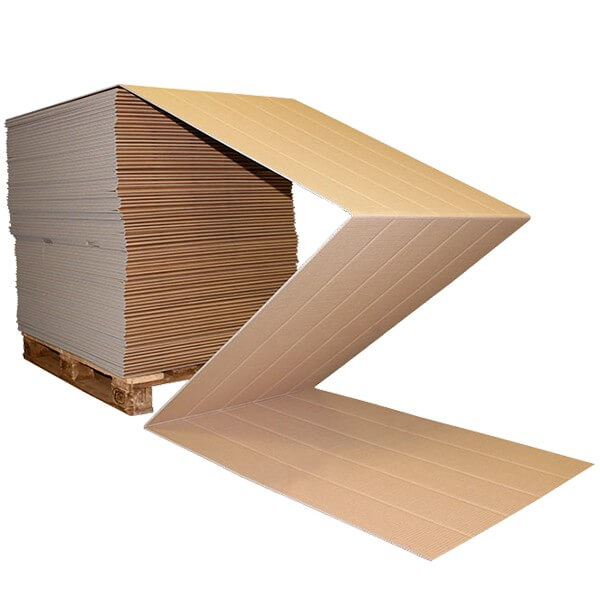 Endloswellpappe 2-wellig für Packgut 100/150 mm (HxB), 638 mm breit