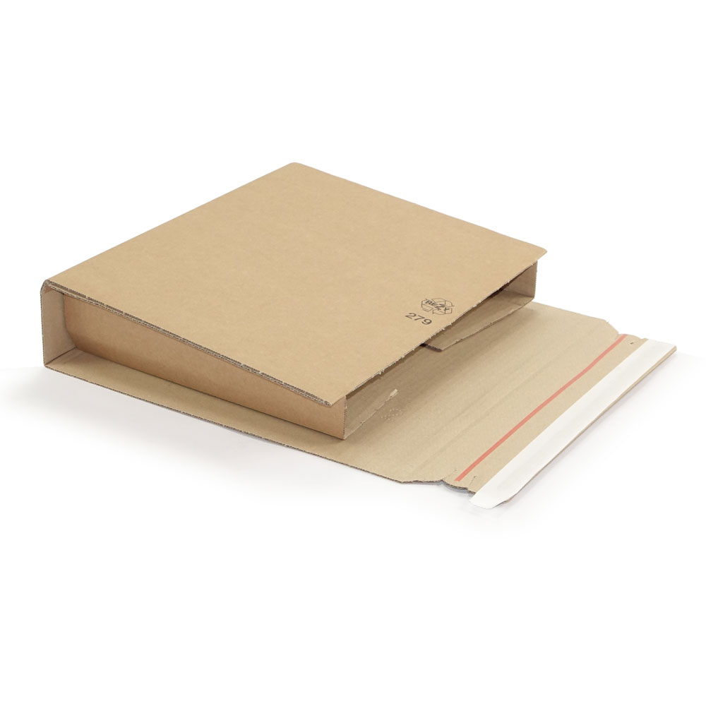320 x 290 x 35 - 80 mm braune Ordner-Verpackung A4