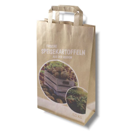 Kartoffeltaschen Kraftpapier braun 5 kg