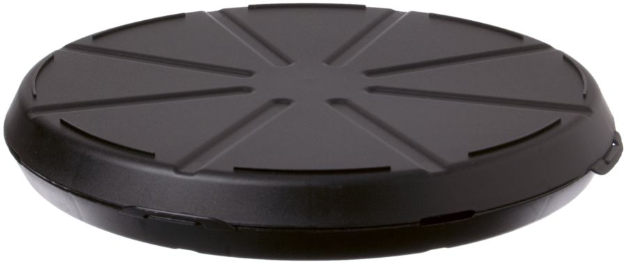 Mehrweg-Pizzakarton schwarz, rund Ø 350 x 45 mm Mehrweg-Pizzakarton schwarz, rund Ø 350 x 45 mm