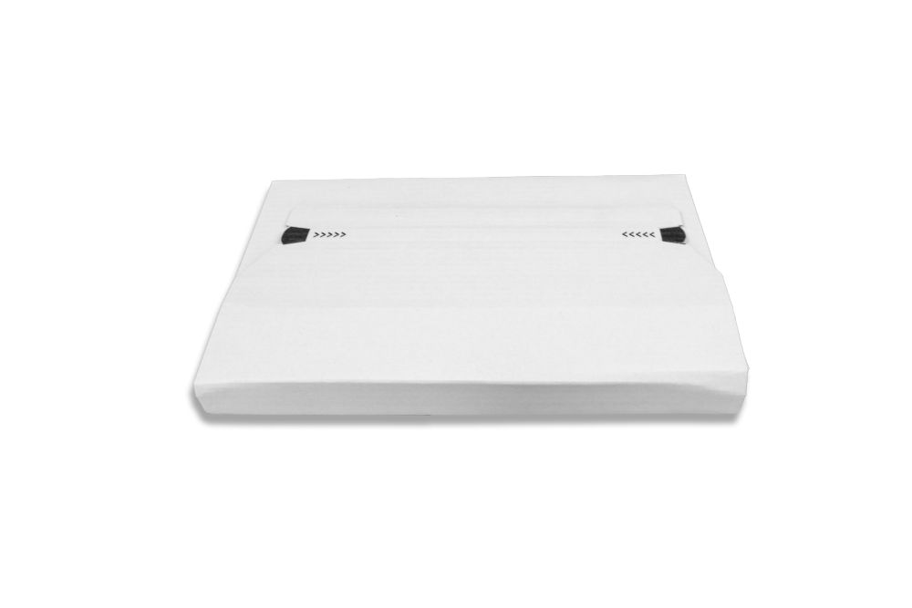 Buchverpackung "Premium Secure" Wellpappe, weiß, 300 x 220 x 0-80 mm (DIN A4)