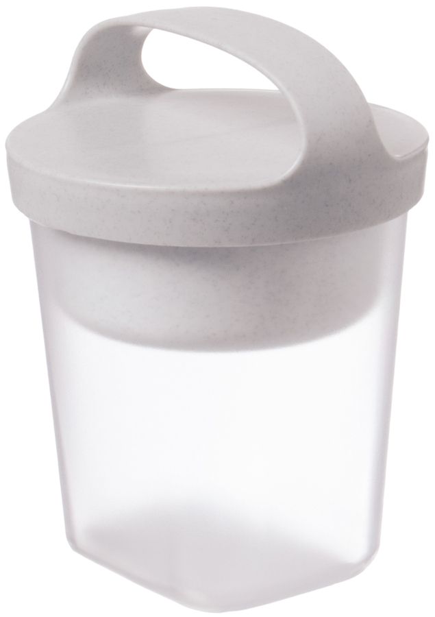 Müsli To Go Becher transparent/grau 500 ml (Ø 104 x 140 mm) Müsli To Go Becher transparent/grau 500 ml (Ø 104 x 140 mm)
