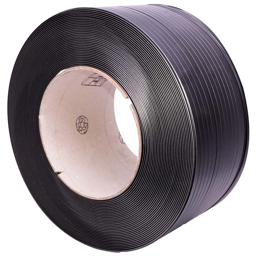 PP Umreifungsband A-Qualität glatt, 200 mm Kern 11 x 0,63 mm, 2040 m, ca. 227 kg