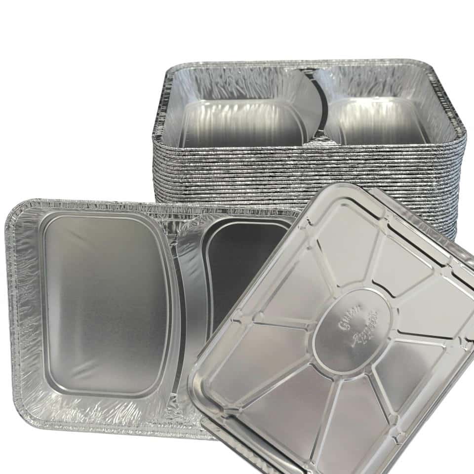 Aluschalen mit Deckel (Aluminium) R880G-Set