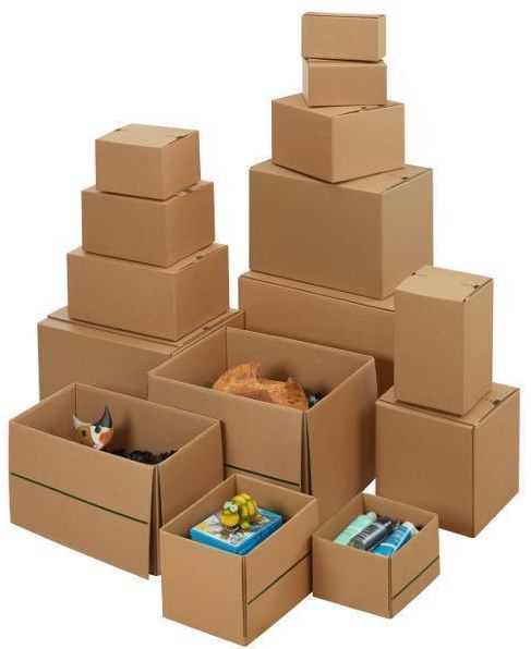 Versandkarton "Premium SuperFlap" mit Steckboden, 1-wellig 284 x 284 x 284 mm