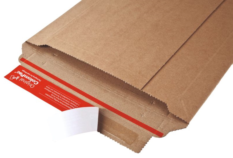 Versandtasche Wellpappe, braun 340 x 500 x 0-50 mm (DIN A3)