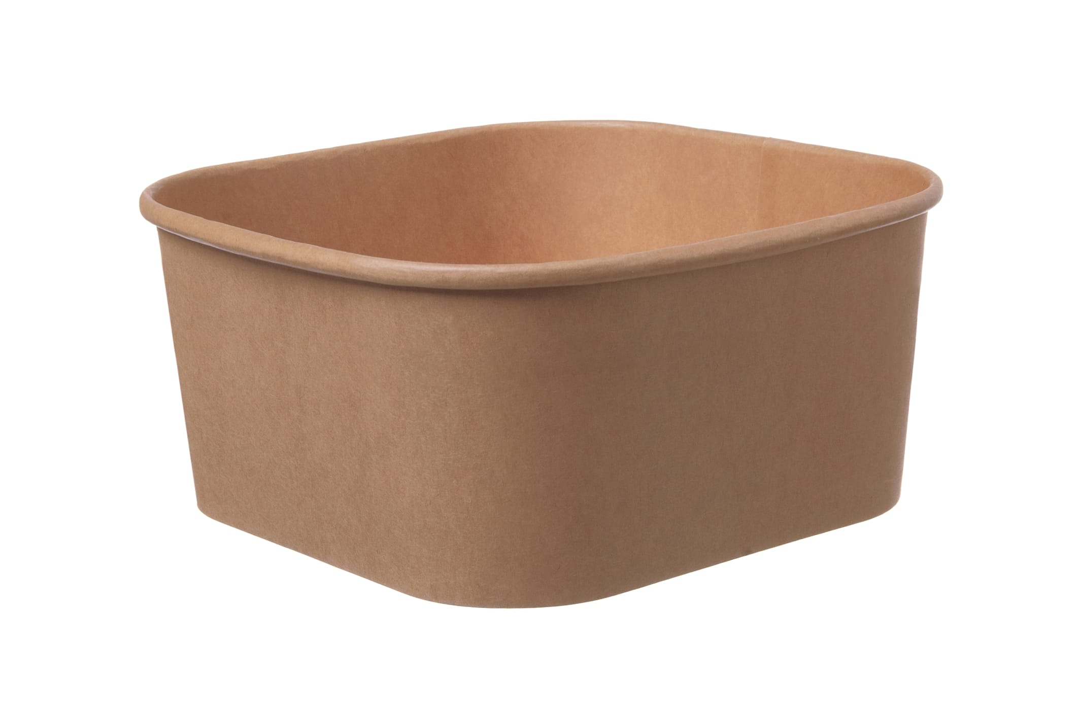 Salatschale Kraftkarton 17 x 17 x 6,5 cm (1250 ml)