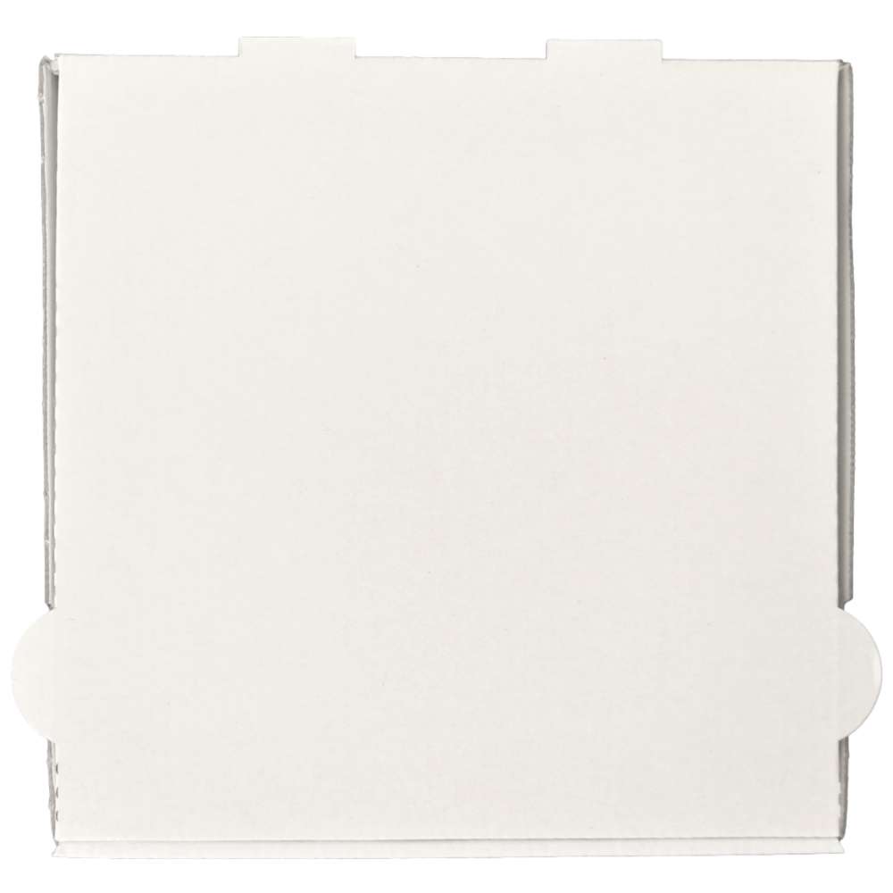 Pizzakarton weiß ohne Druck 20 x 20 x 4 cm