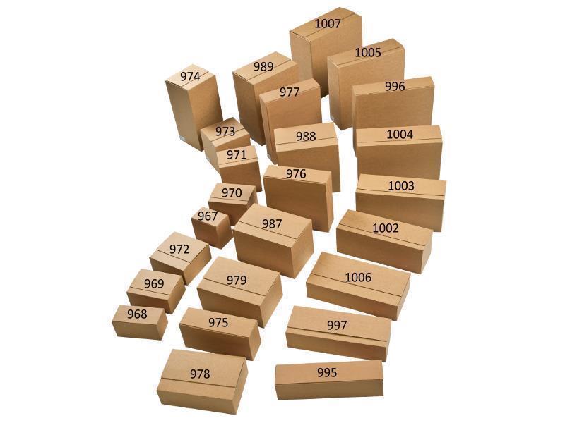 195 x 145 x 190 mm Paletten-System-Kartons