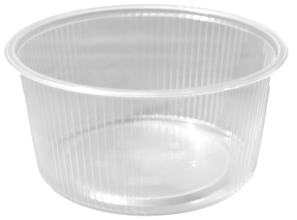 Transparenter Feinkostbecher (ECO) 250 ml (Ø 101 x 44 mm)