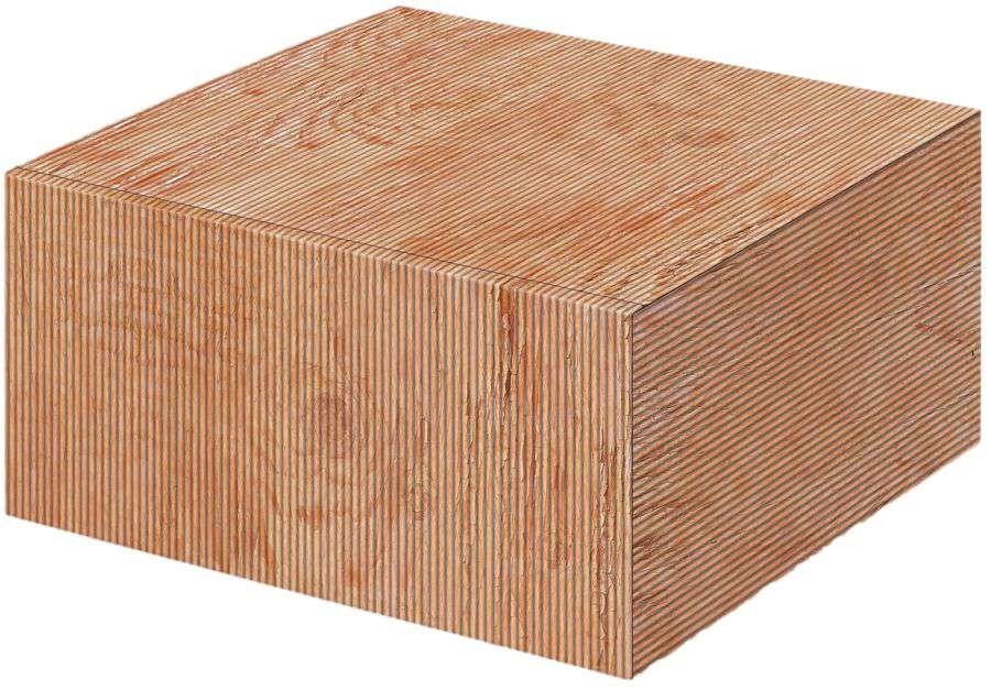 Geschenkbox Allrounder offene Welle "Holz modern" 200 x 200 x 100 mm Geschenkbox Allrounder offene Welle "Holz modern" 200 x 200 x 100 mm