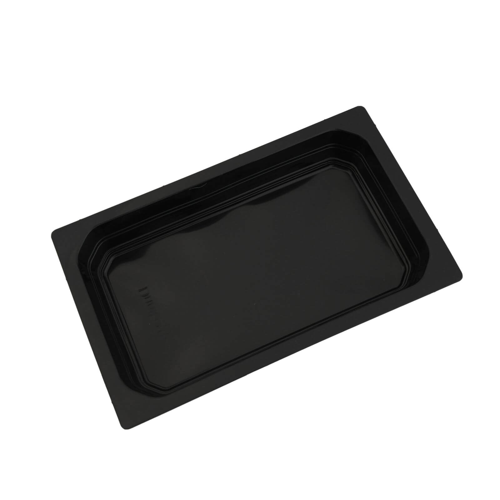 Siegelschale PP 1/2 Gastronorm schwarz, 265 x 162 x 40 mm (1180 ml)
