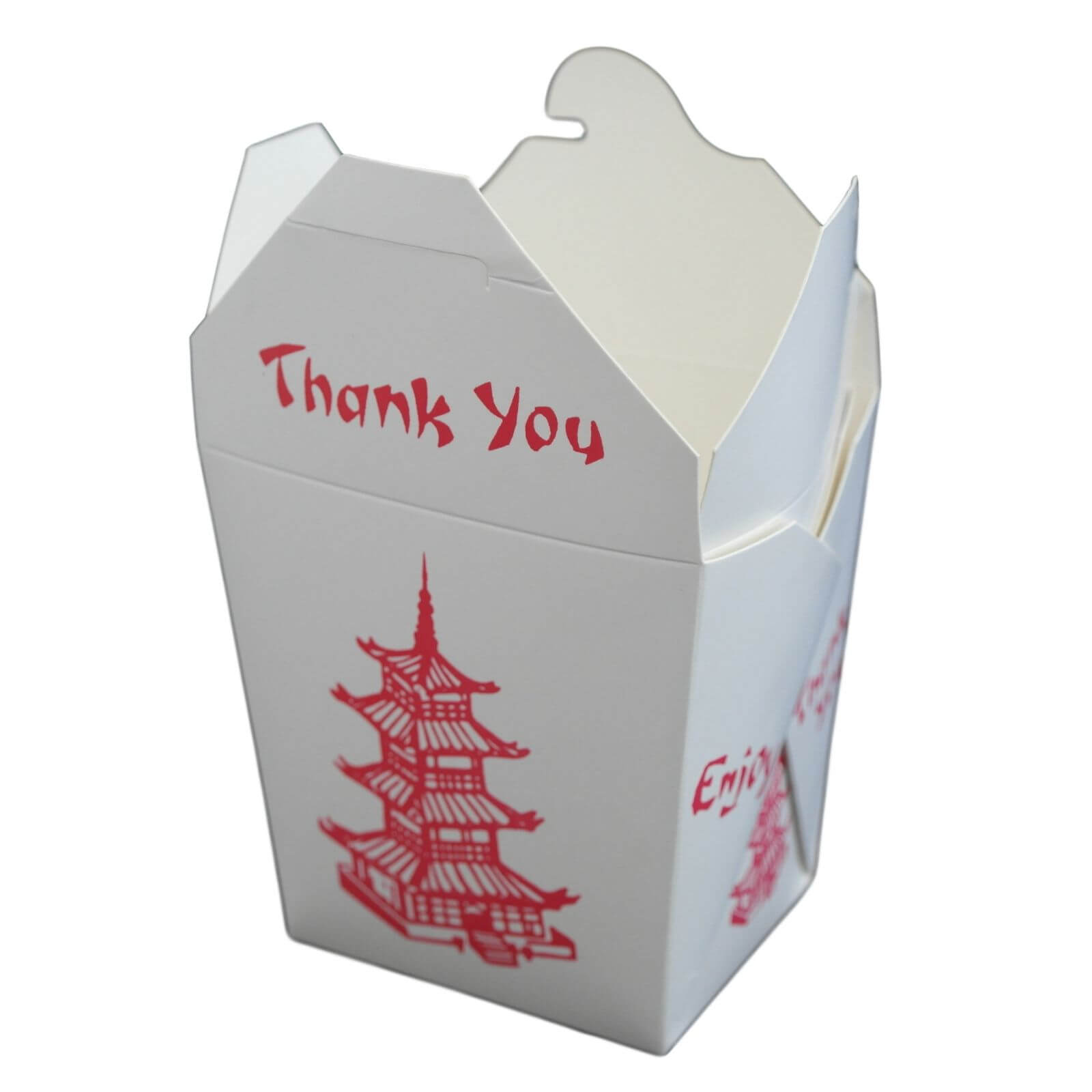 Papp Chinabox Foodcontainer eckig 470 ml 16 oz (ohne Henkel) Papp Chinabox Foodcontainer eckig 470 ml 16 oz (ohne Henkel)