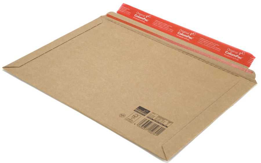 Versandtasche Wellpappe, Querbefüllung, braun 400 x 285 x 0-50 mm (DIN B4+)