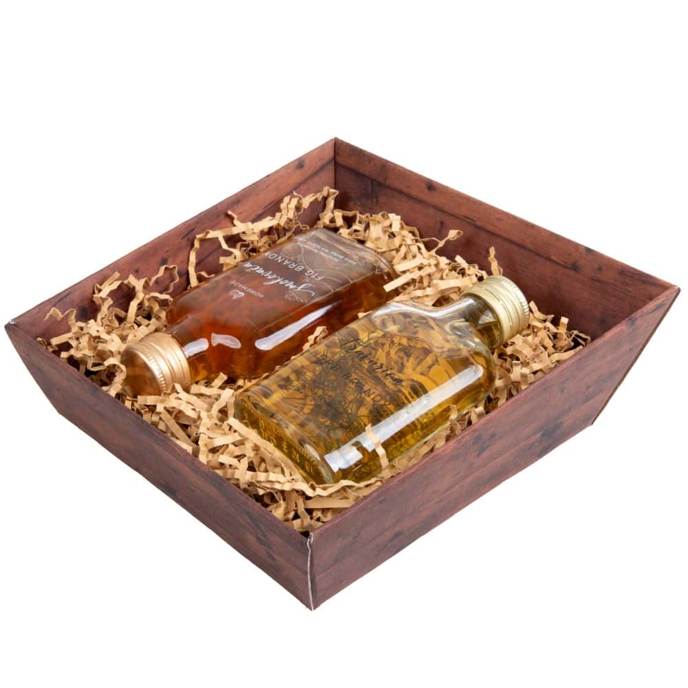 Präsentkorb quadratisch 170 x 170 mm Holz