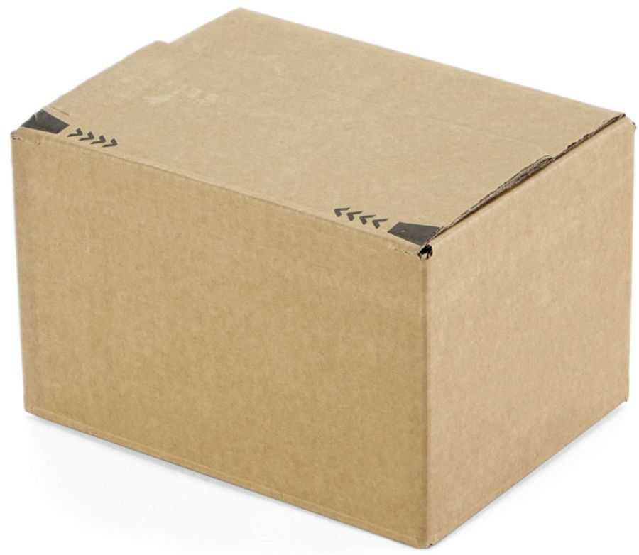Versandkarton "Premium" mit Steckboden 165 x 120 x 100-80 mm (DIN C6)