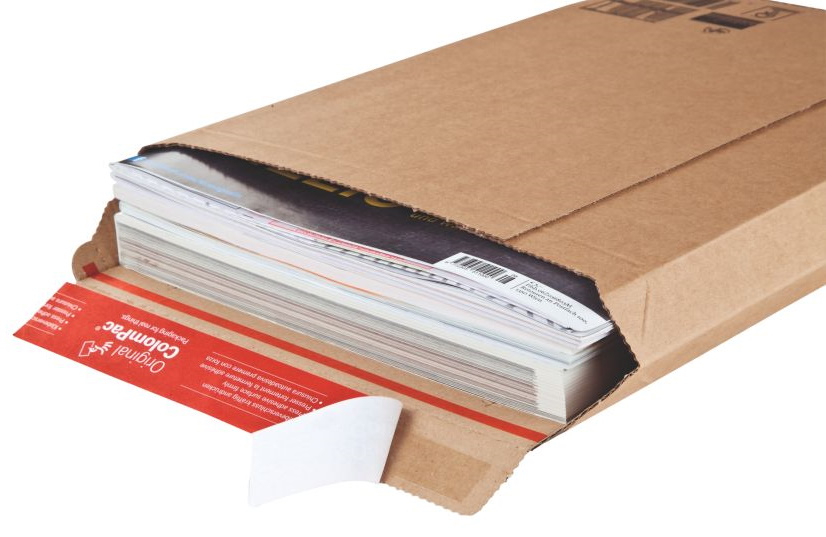 Versandtasche Wellpappe, braun 340 x 500 x 0-50 mm (DIN A3)