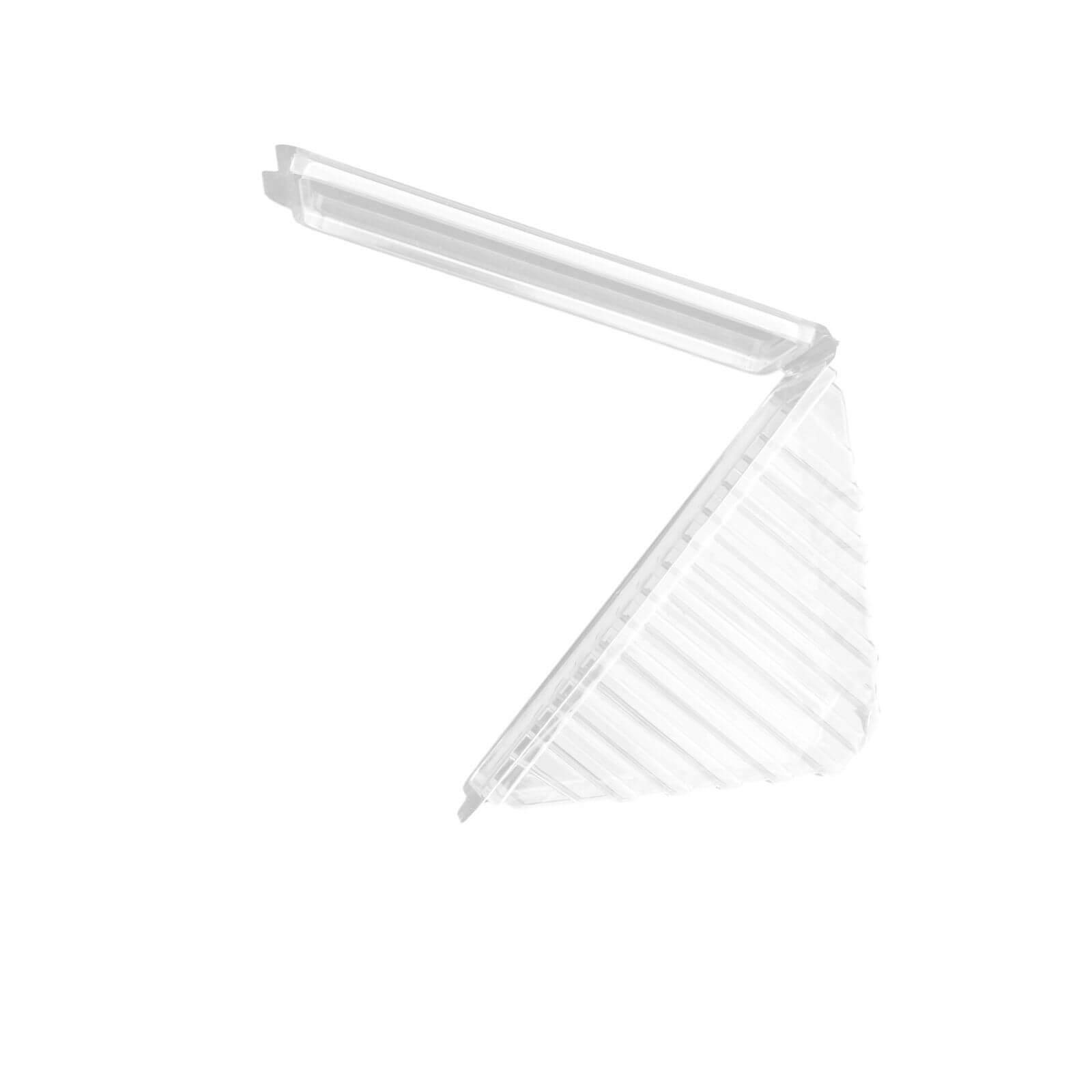 Sandwichbox RPET transparent 185 x 80 x 90 mm, für 4 Sandwichlagen Sandwichbox RPET transparent 185 x 80 x 90 mm, für 4 Sandwichlagen