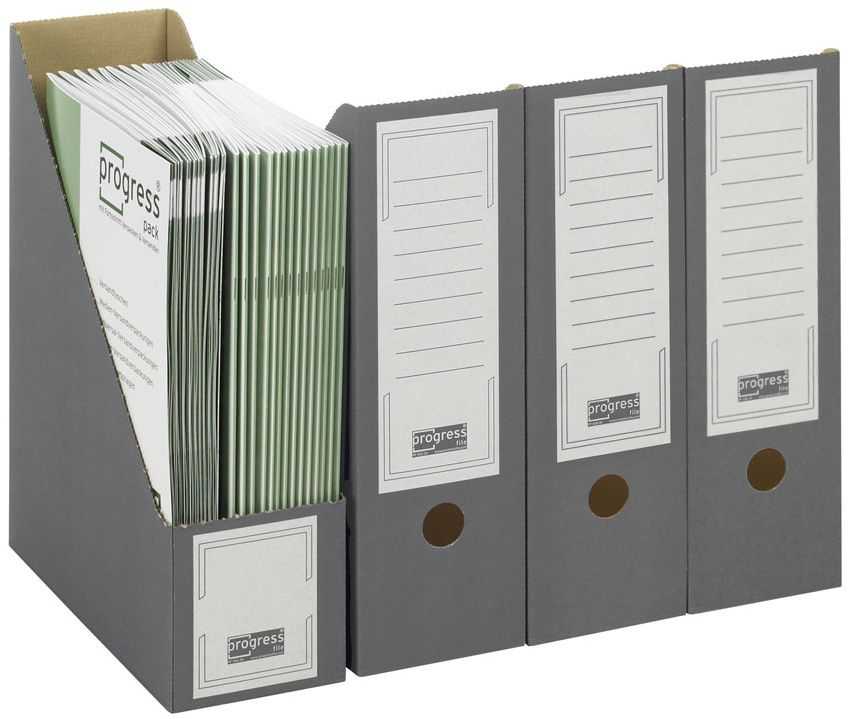 Stehsammler "Select" grau 257 x 97 x 317 mm (DIN A4+)