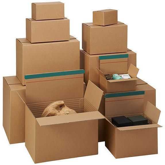 Versandkarton "Premium" mit Steckboden 500 x 390 x 350-215 mm (DIN B3+)