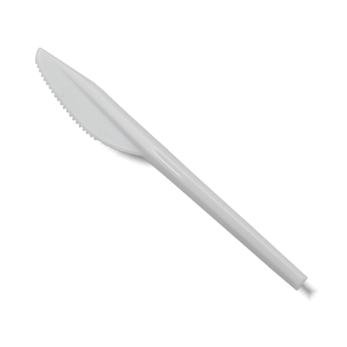 Kunststoff-Besteck Mehrweg weiß 160 mm Messer