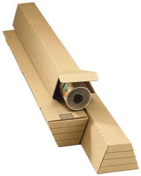 Trapez Versandhülsen "Premium extra", 2-wellig 435 x 105/55 x 75 mm (DIN A2)