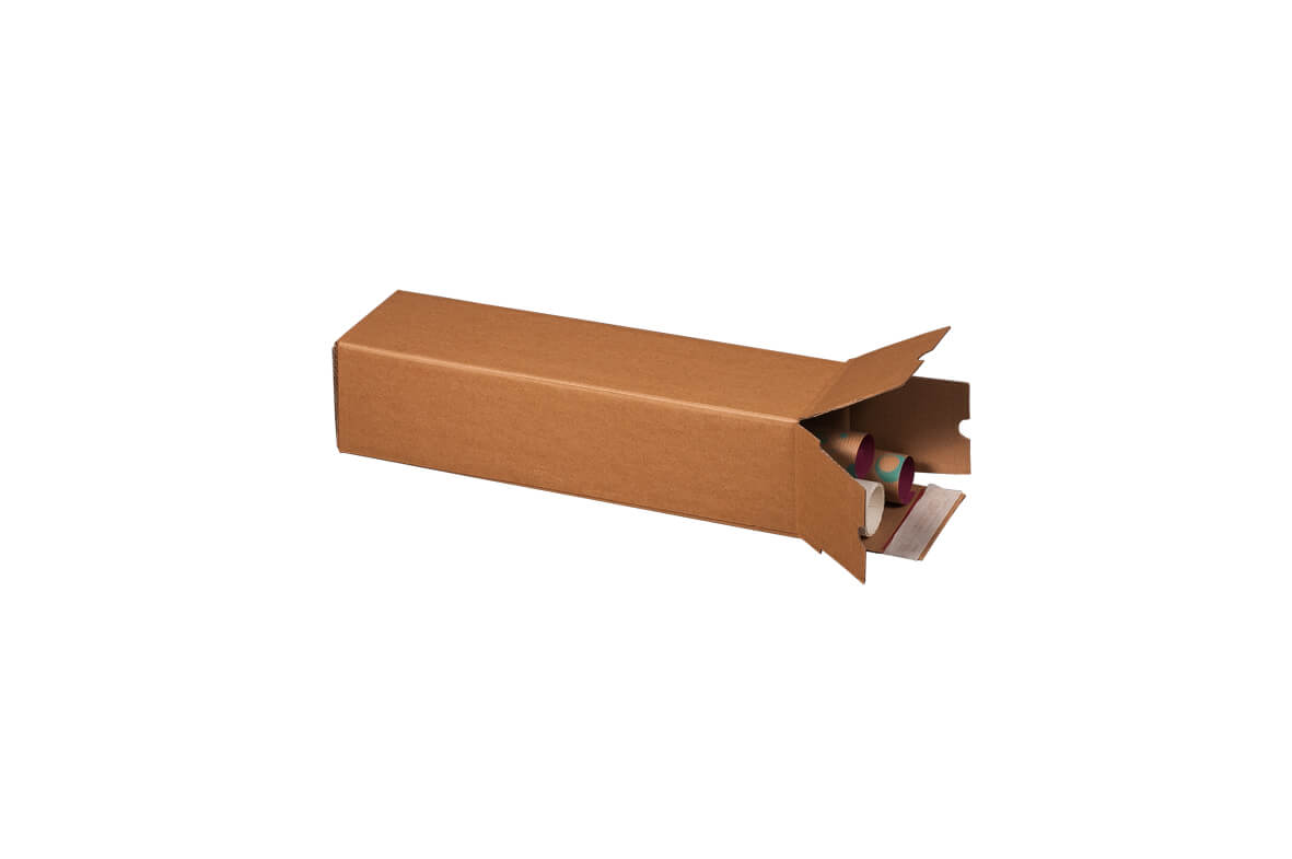 Quadratische Versandbox SK, 435  x 105 x 105 mm (DIN A2)