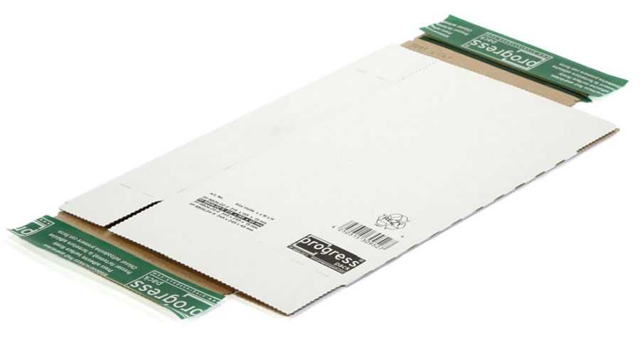 Versandtasche "Premium" portooptimiert, Wellpappe, weiß 215 x 155 x 45 mm (DIN A5)