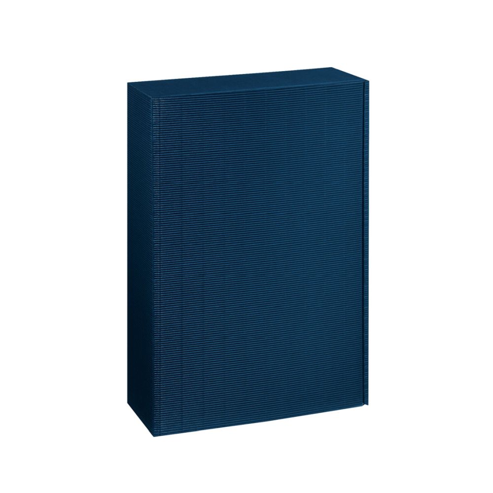 Geschenkbox offene Welle 360 x 260 x 93 mm, blau