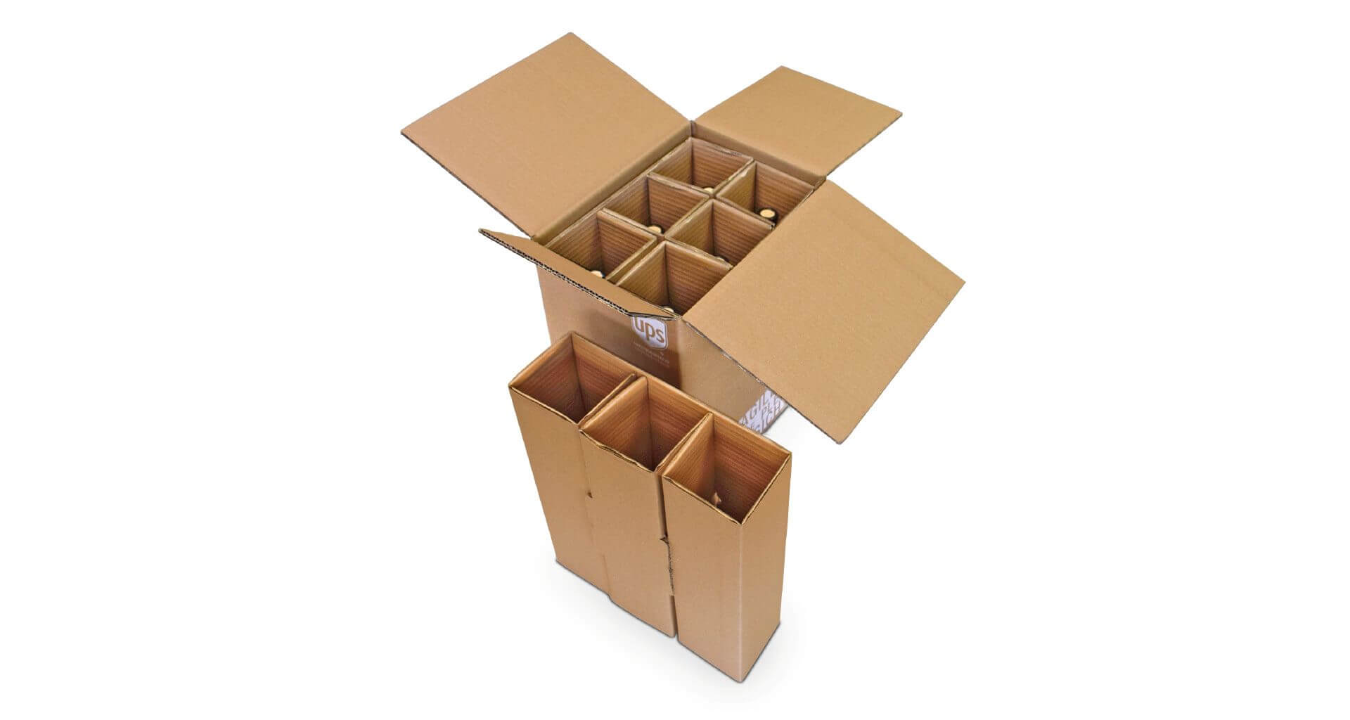 Weinversandverpackung 6er Set