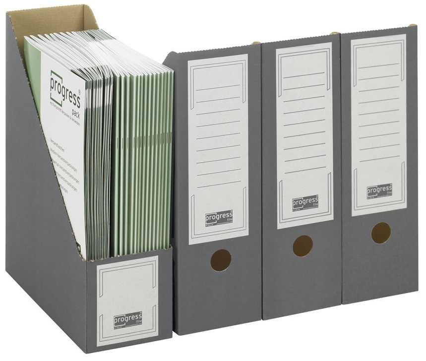 Stehsammler "Select" grau 257 x 77 x 317 mm (DIN A4+)