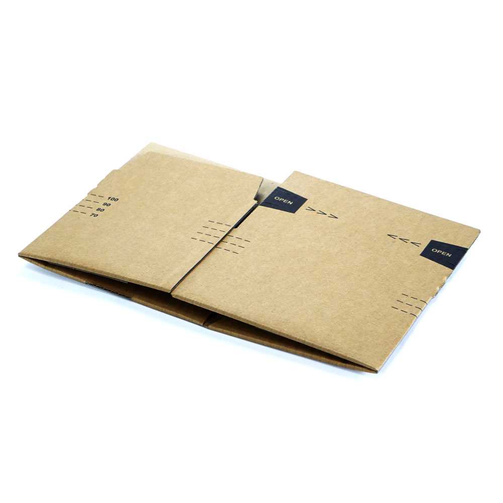 Blitzbodenkarton SK, HR, braun 165 x 135 x 70-100 mm