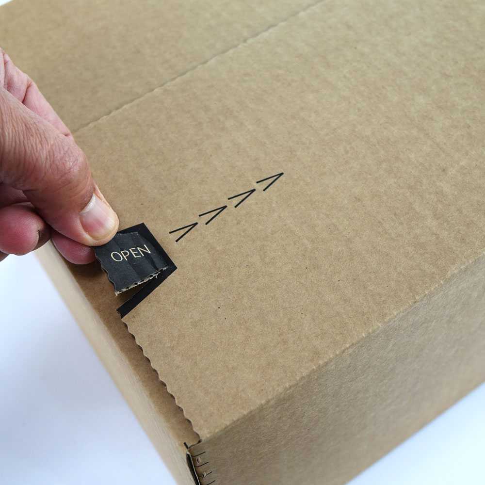 Blitzbodenkarton SK, HR, braun 165 x 135 x 70-100 mm