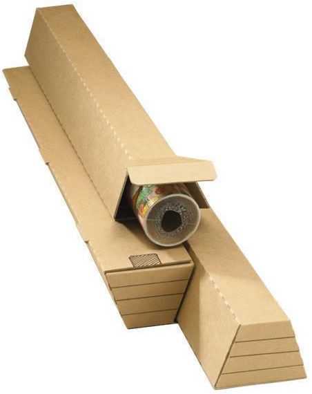 Trapez Versandhülsen "Premium extra", 2-wellig 610 x 105/55 x 75 mm (DIN A1)