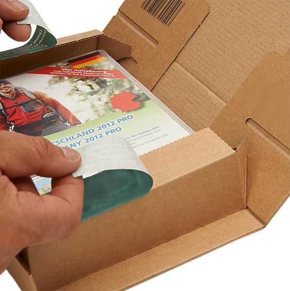 Paketbox "Premium Secure Maxi", braun, 300 x 212 x 43 mm (DIN A4)