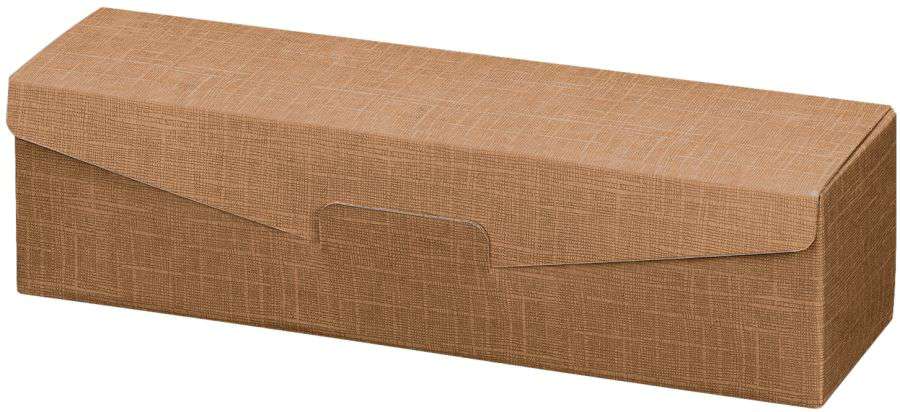 Geschenkbox Strukturprägung 1er Wein/Sekt 380 mm braun/natur Geschenkbox Strukturprägung 1er Wein/Sekt 380 mm braun/natur