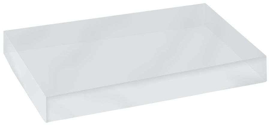 Geschenkbox Schatulle 3er Wein/Sekt - nur Deckel PET, transparent