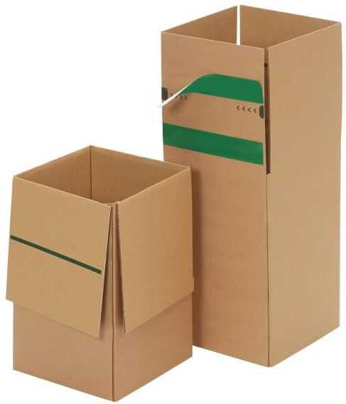 Versandkarton "Premium SuperFlap" mit Steckboden, 1-wellig 193 x 193 x 290 mm
