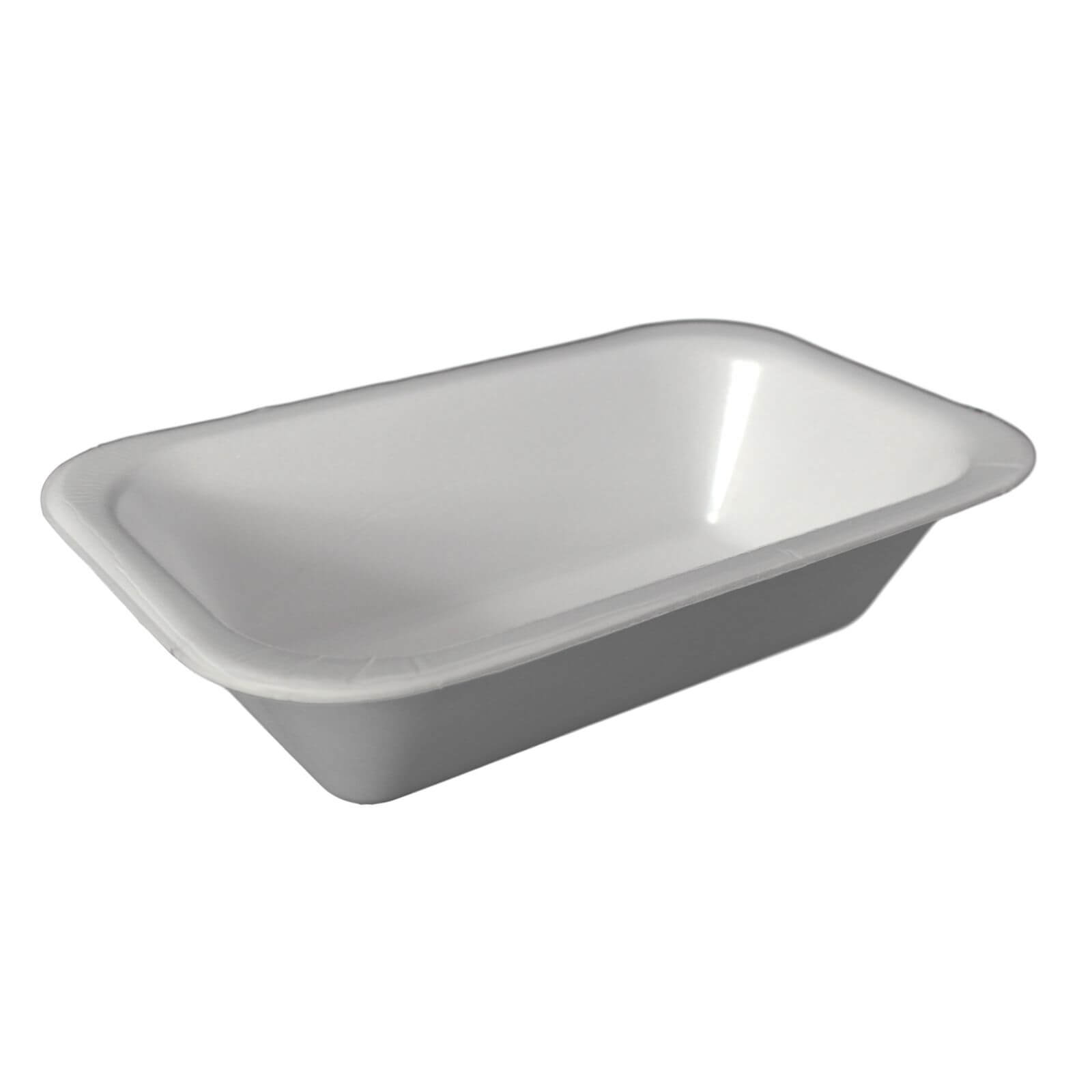 Thermo-Siegelschale XPS weiß, 242 x 150 x 55 mm ungeteilt (750 ml) #609