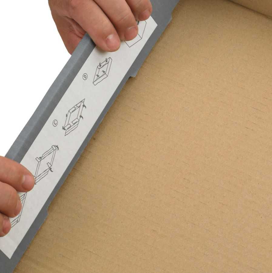 Archivboxen mit Stülpdeckel "Select" grau 414 x 331 x 266 mm